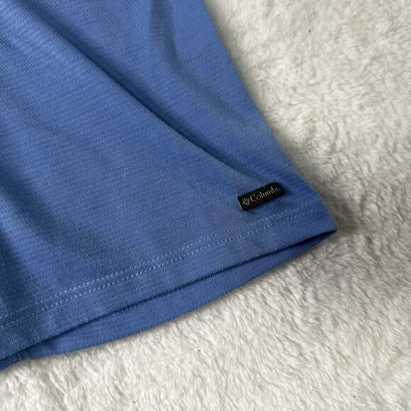 Columbia Women’s Solar Shield Short Sleeve T-shirt Arctic Blue Plus Size 2X - Picture 3 of 6